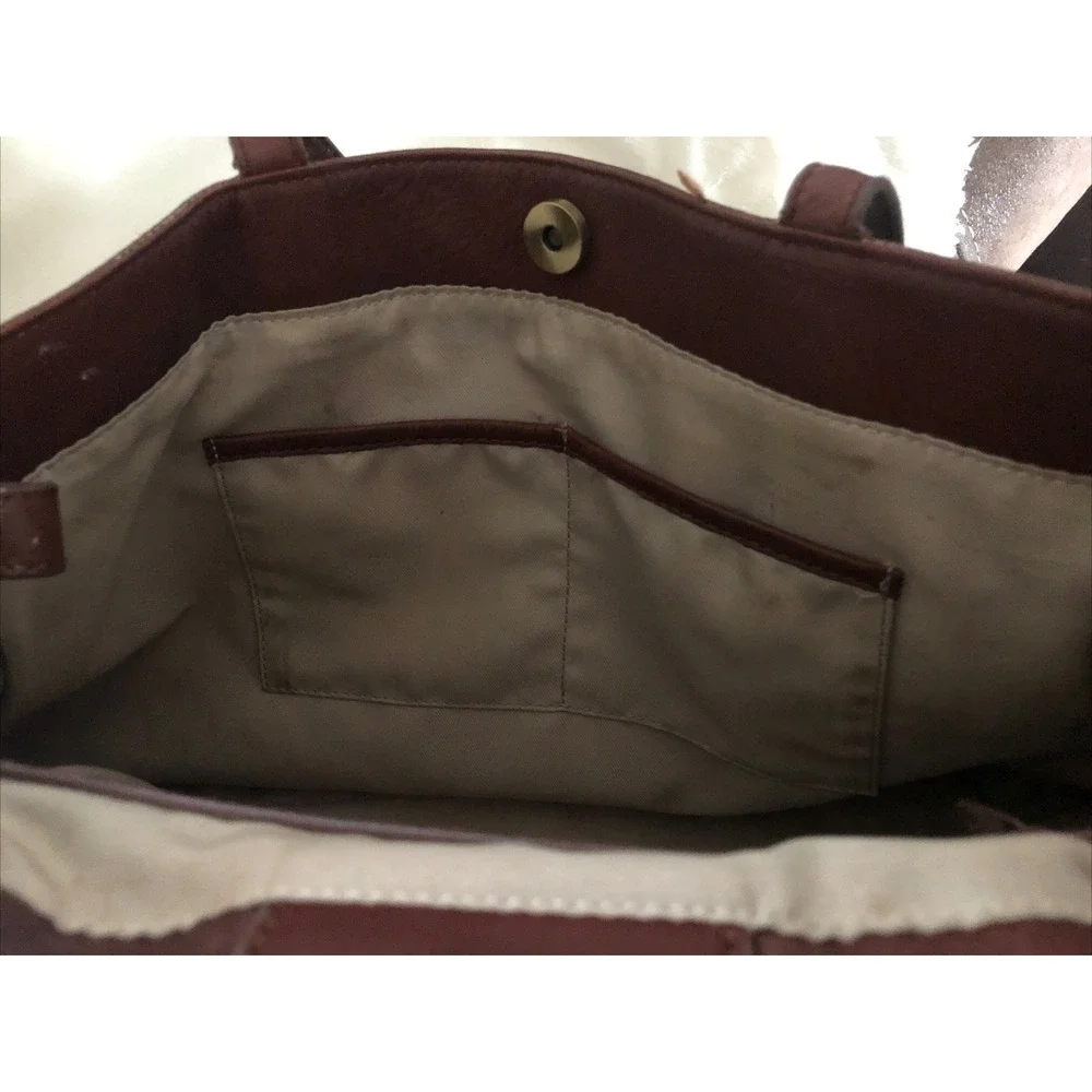 LUCKY BRAND Brown Leather Hobo Tote Shoulder Bag